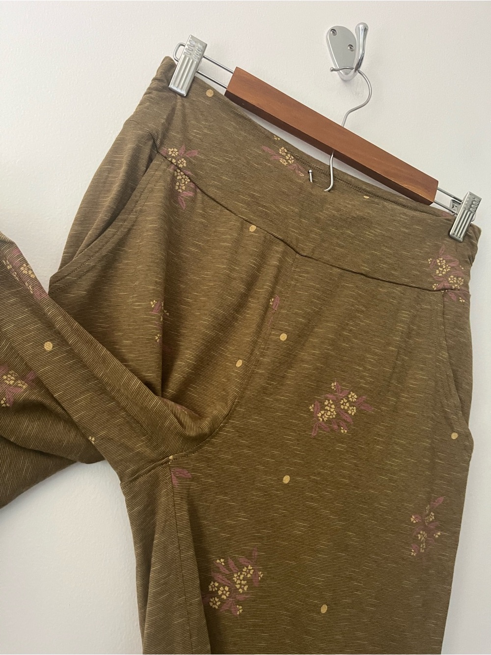Toad & Co Chaka Wide Leg Pull On Pants Floral Stretch Boho Hippie Small - Picture 4 of 12